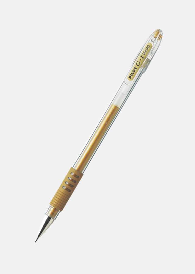 Pilot G1 Grip Химикалка за албуми Златно - 1 mm