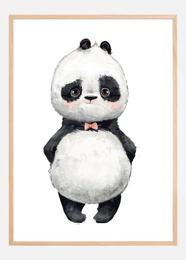 Cute Panda Постер