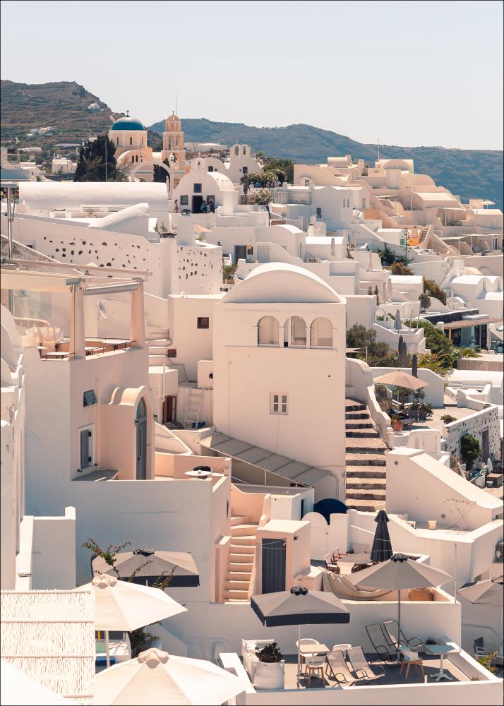 Santorini Village Постер