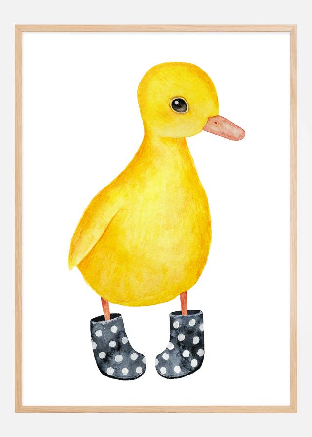 Duck in shoes Постер