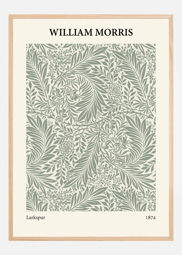 William Morris - Larkspur 4 Постер