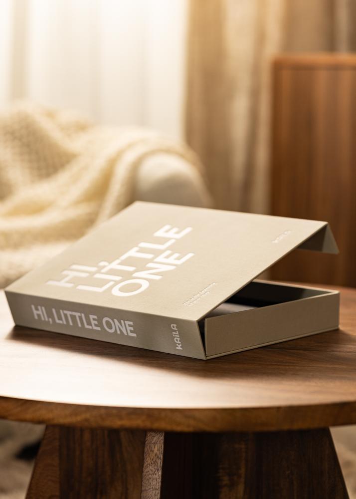 KAILA HI LITTLE ONE Grey - Coffee Table Photo Album (60 Черни страници)