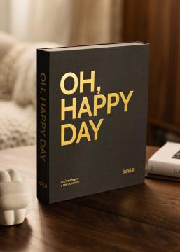 KAILA OH HAPPY DAY Black - Coffee Table Photo Album (60 Черни Страници)