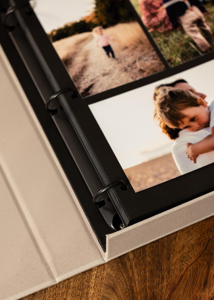 KAILA HI LITTLE ONE Grey - Coffee Table Photo Album (60 Черни страници)