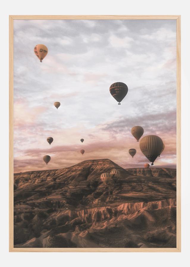 Cappodocia Hot Air Balloon Постер