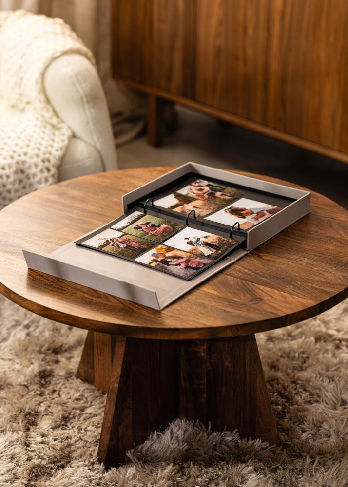 KAILA HI LITTLE ONE Grey - Coffee Table Photo Album (60 Черни страници)