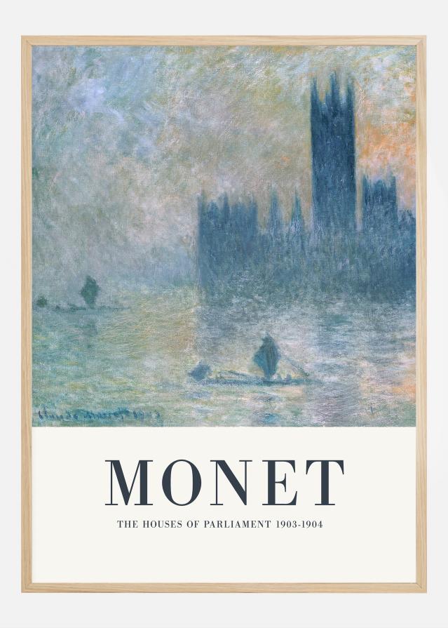 Claude Monet -The Houses of Parliament Постер