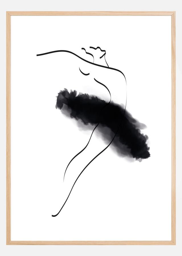 Ballerina Thin Lines Постер