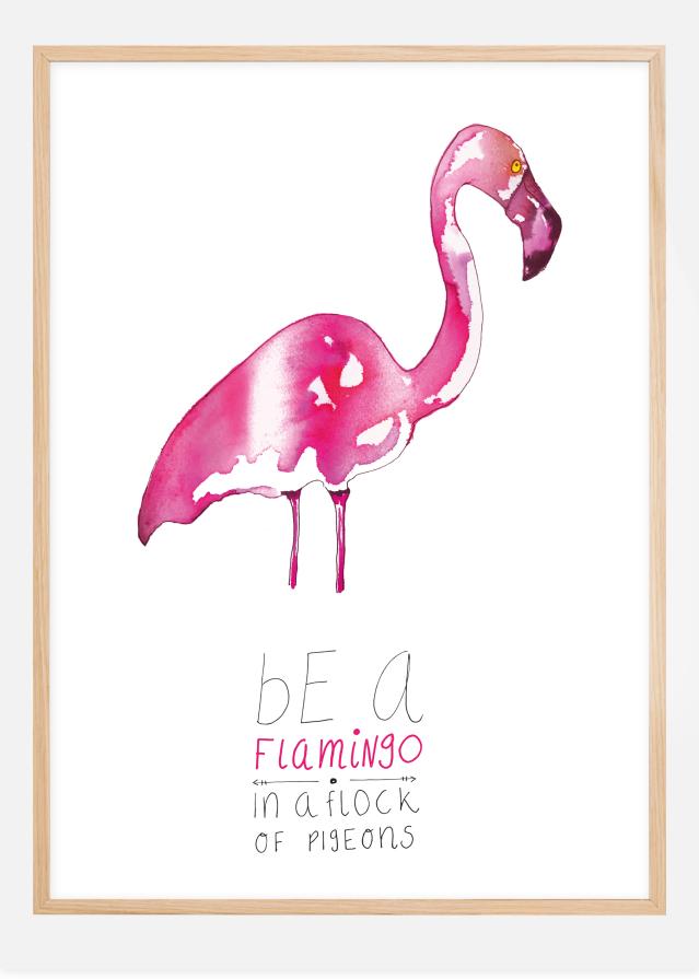 Be a flamingo Постер