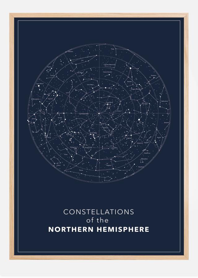 Northern hemisphere Dark Постер