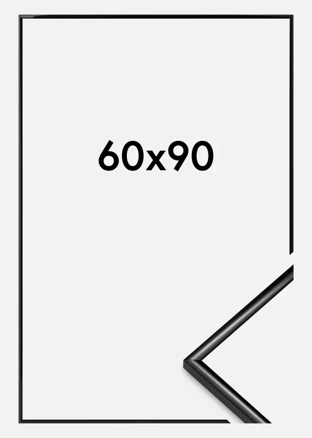 Рамка Scandi Акрилно стъкло Черно 60x90 cm