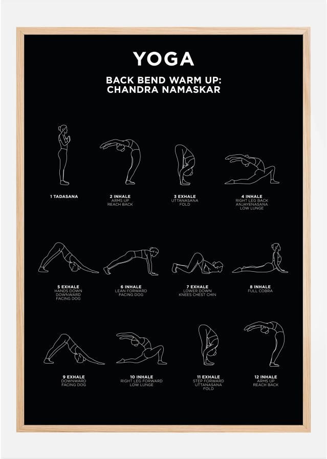 Back Bend - Warm Up - Black Постер