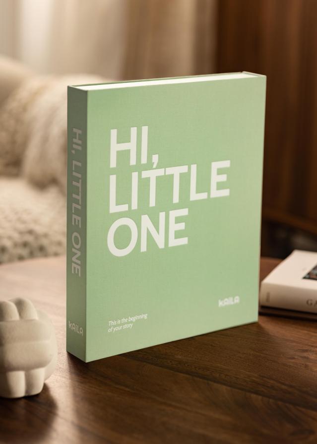 KAILA HI LITTLE ONE Мента - Coffee Table Photo Album (60 Черни страници)