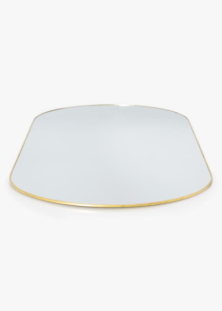 KAILA Овално Mirror - Thin Brass 35x80 cm