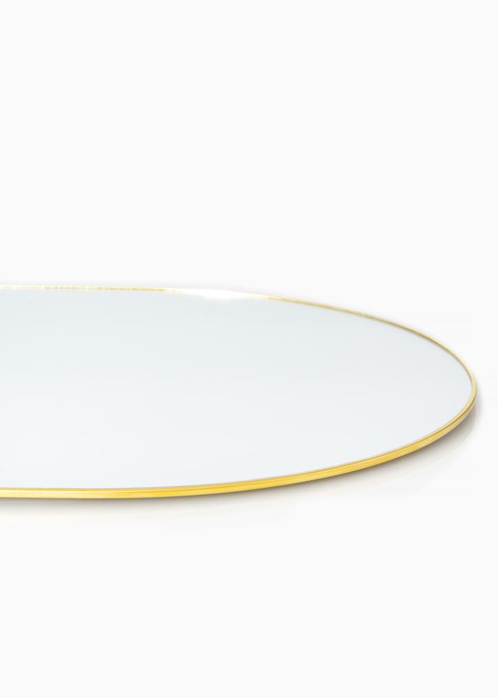 KAILA Овално Mirror - Thin Brass 35x80 cm