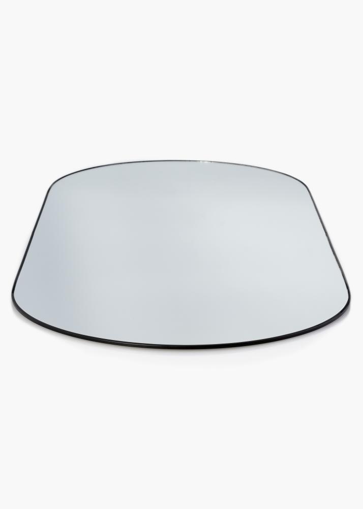 Овално Mirror Jersey- Thin Black 35x80 cm