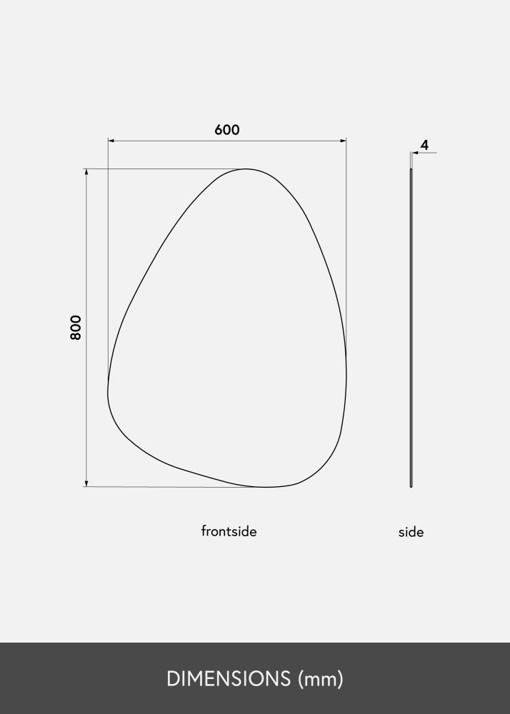 KAILA Огледало Shape I 60x80 cm
