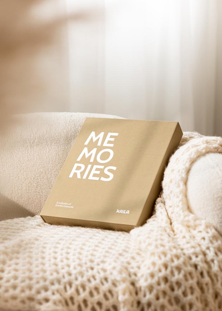 KAILA MEMORIES Vanilla - Coffee Table Photo Album (60 Черни Страници)