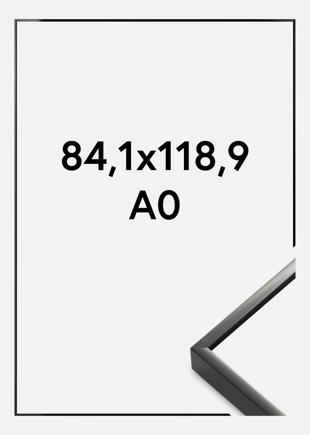 Рамка Nielsen Премиум Alpha Гланцово черно 84,1x118,9 cm (A0)