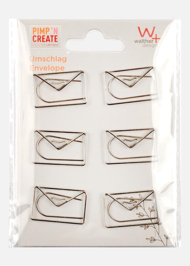 PAC Метал Paperclip Envelope Сребро