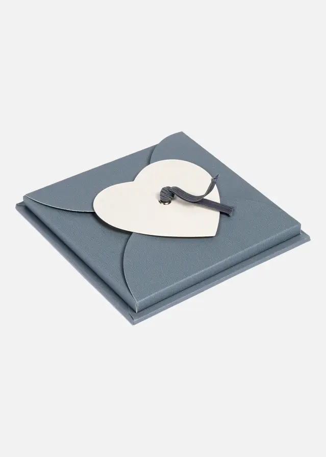 PAC Leporello Heart сиво - 11 снимки с размер 10x10 cm