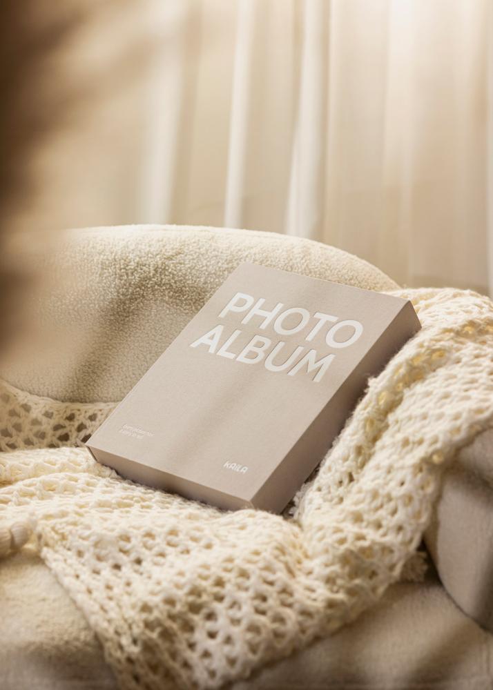 KAILA PHOTO Албум Grey - Coffee Table Photo Album (60 Черни Страници)