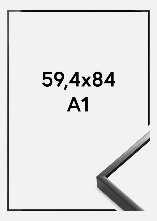 Рамка Nielsen Премиум Alpha Гланцово черно 59,4x84 cm (A1)