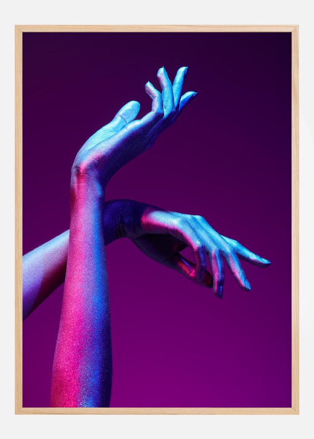 Purple Hands Постер