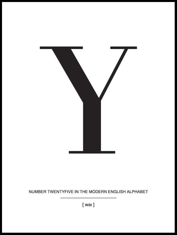 Letter Y Постер