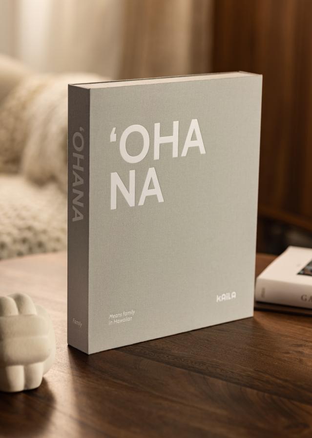 KAILA 'OHANA - Coffee Table Photo Album (60 Черни Страници / 30 листа)