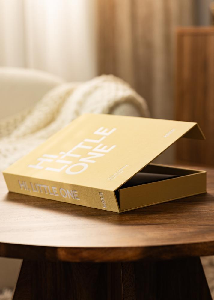 KAILA HI LITTLE ONE Yellow - Coffee Table Photo Album (60 Черни страници)