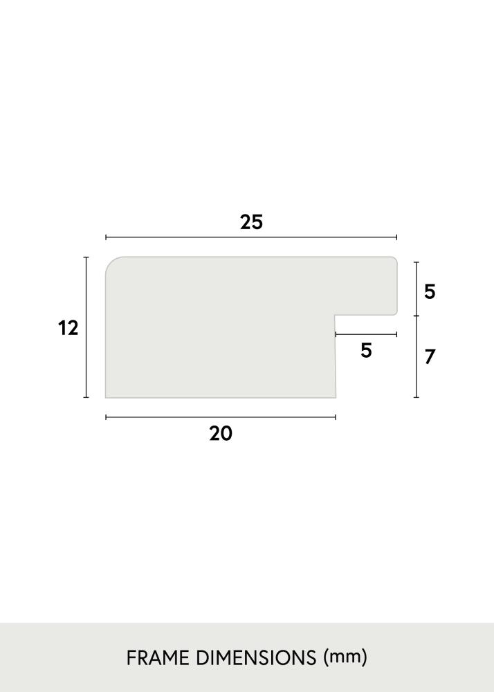 Рамка Trendline Акрилно стъкло бяло 80x80 cm