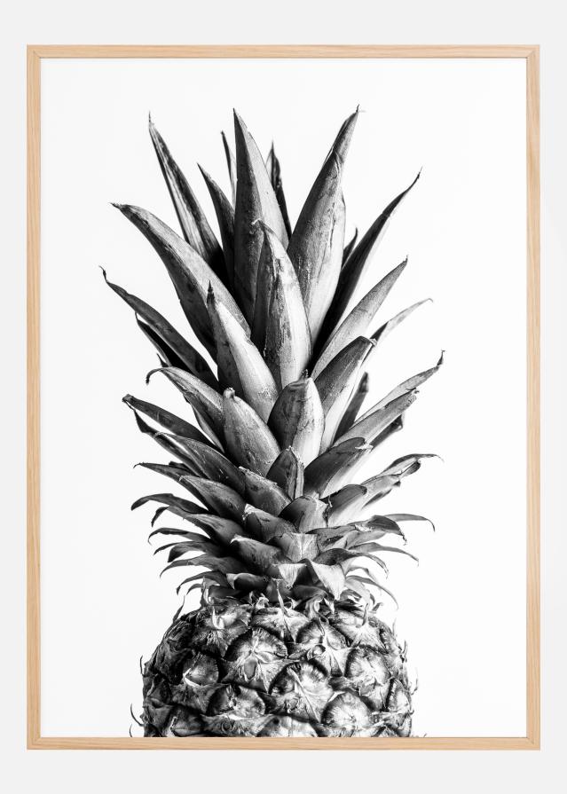 Pineapple Bw Постер