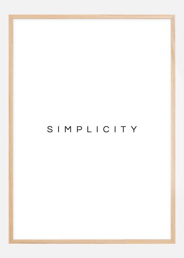 Simplicity Постер