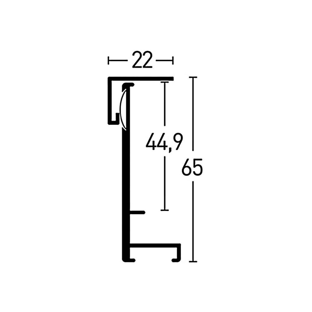 Рамка Nielsen Frame Box EL Черно 70x90 cm