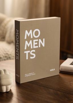 KAILA MOMENTS Grey - Coffee Table Photo Album (60 Черни Страници / 30 листа)