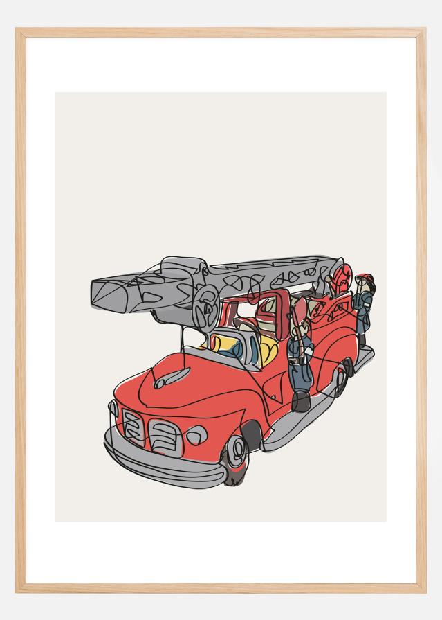 Fire Truck Постер