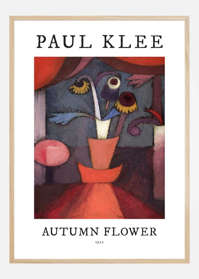 Paul Klee - Autumn Flower 1922 Постер