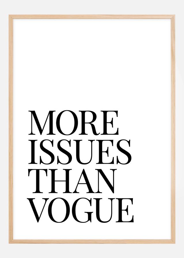 More Issues Than Vogue Постер