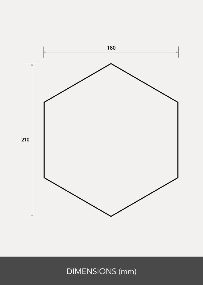 Огледало Комплект Hexagon 18x21 cm - 5 бр.