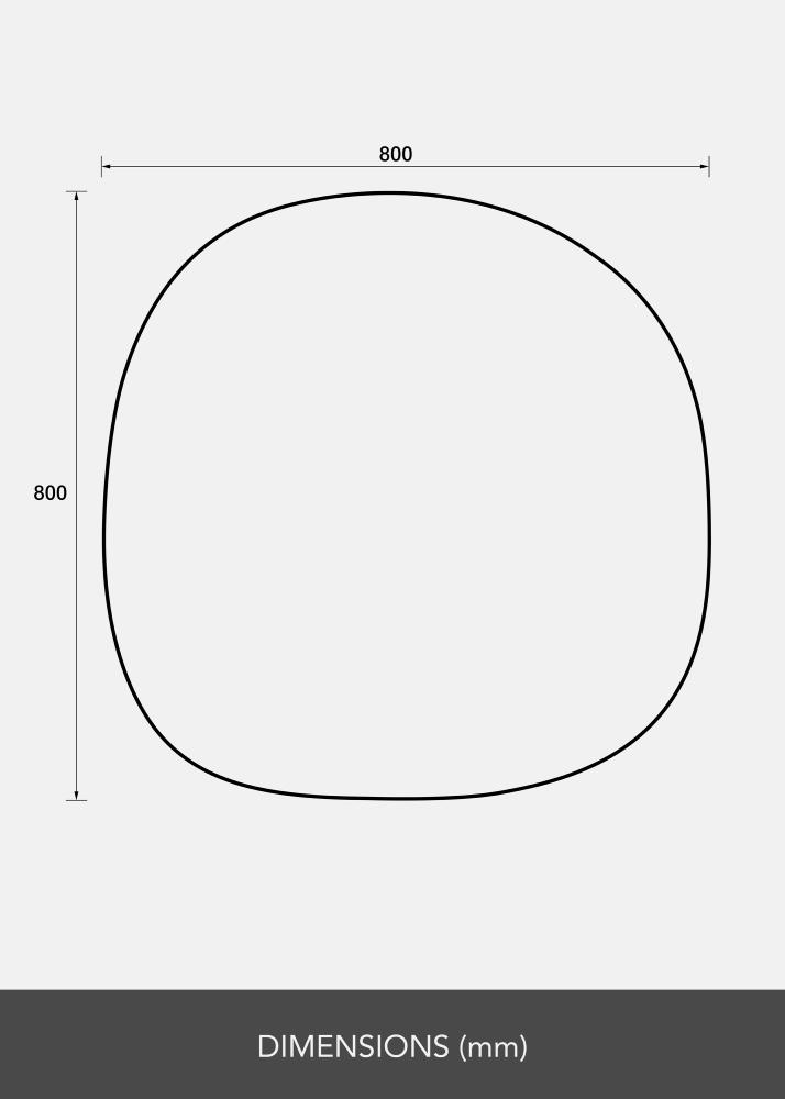 Огледало Roundy 80x80 cm