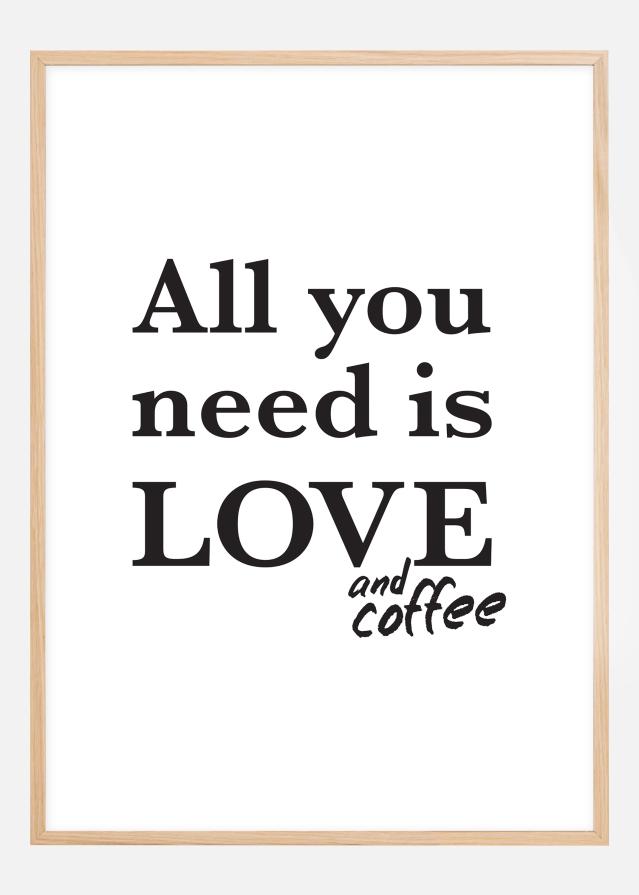 Love and coffee Постер