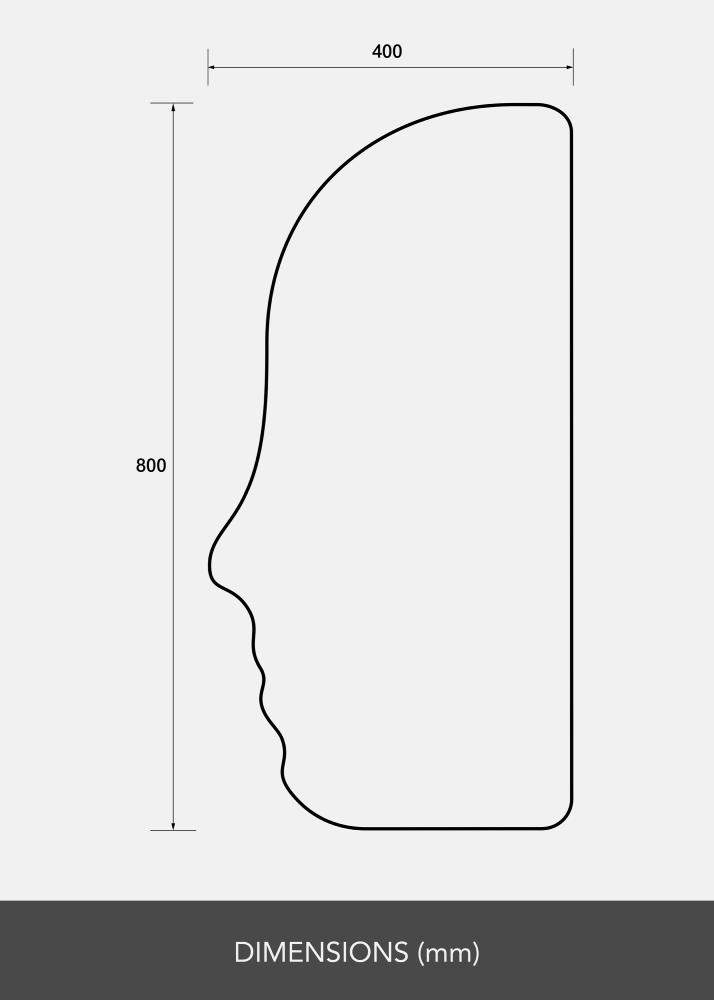 Огледало Face 40x80 cm