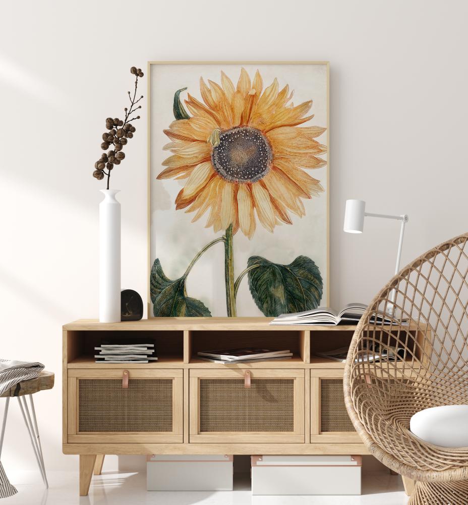 Sunflower Art Постер