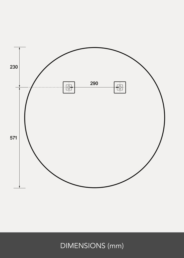 Огледало Ring LED 80 cm Ø