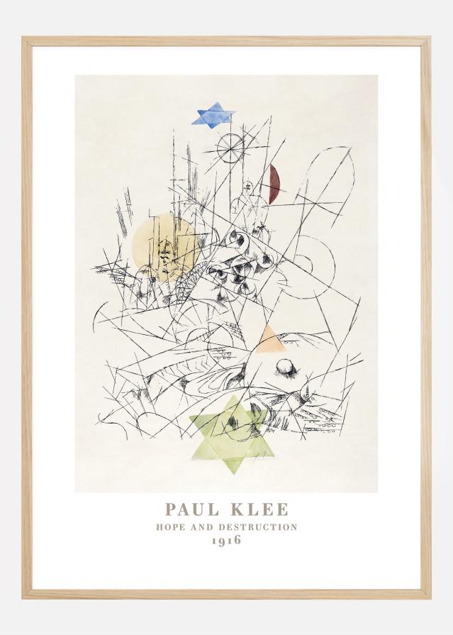 Paul Klee - Hope and Destruction 1916 Постер