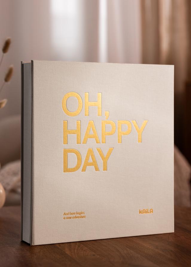 KAILA Фотоалбум OH HAPPY DAY Крем - 600 снимки в 10x15 cm