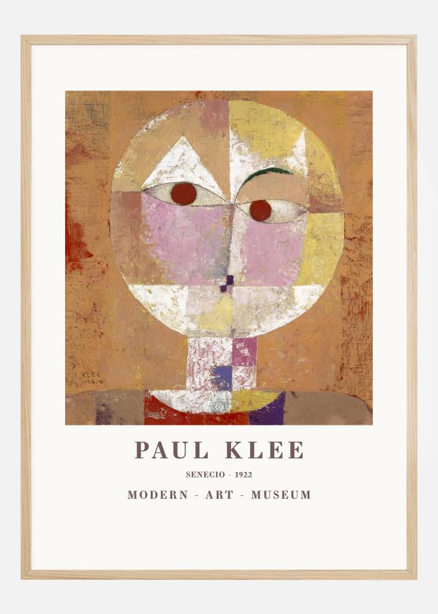 Paul Klee - Senecio Baldgreis 1922 Постер