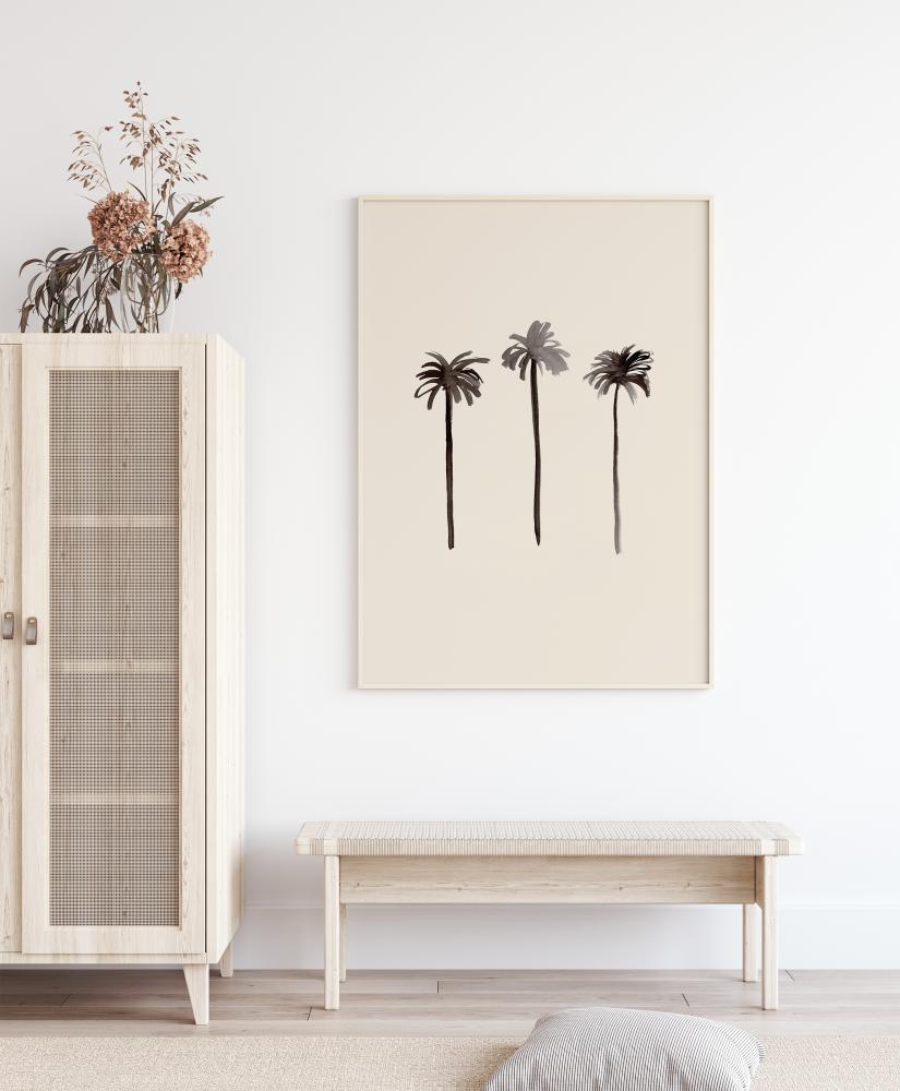 Palm Trees Ink Постер