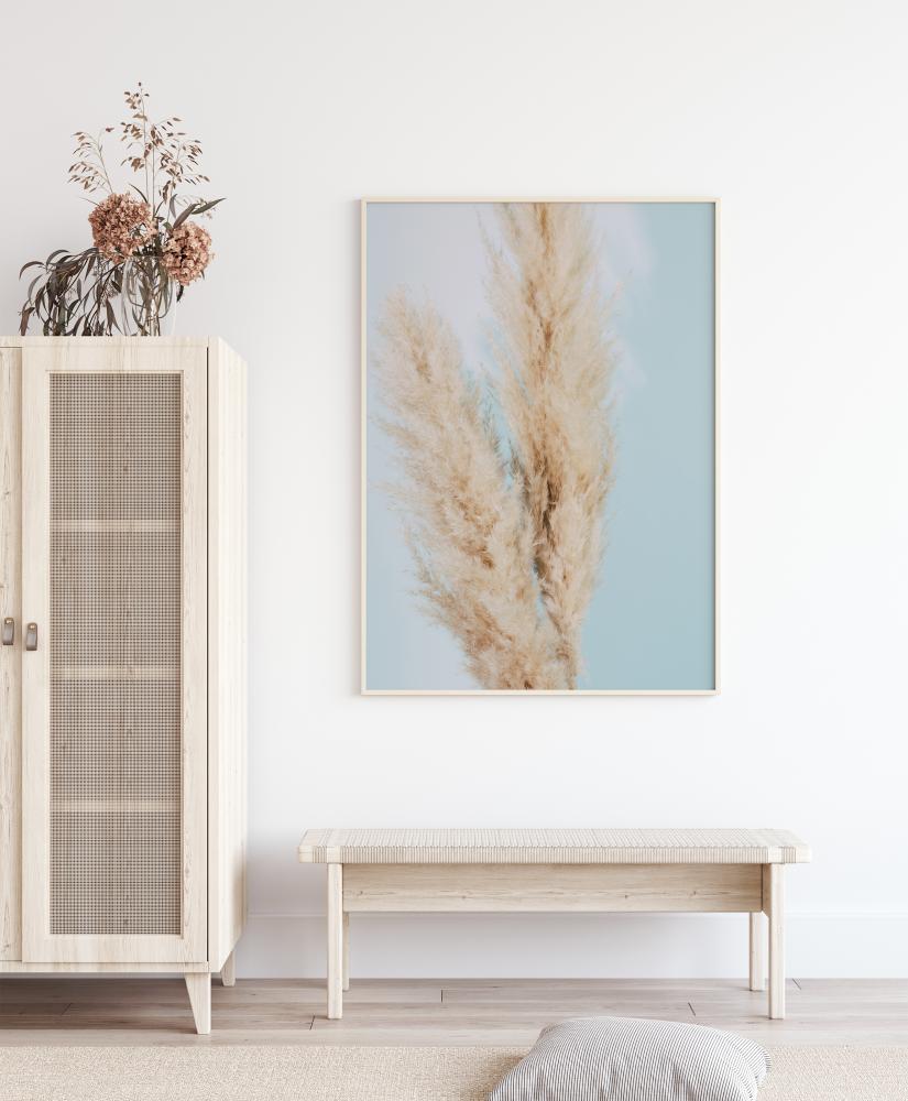 Pampas Grass Blue Постер